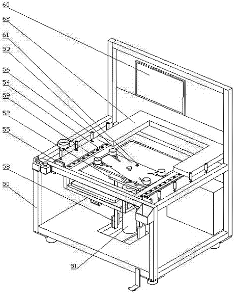 Vehicle skylight glass curvature detection platform