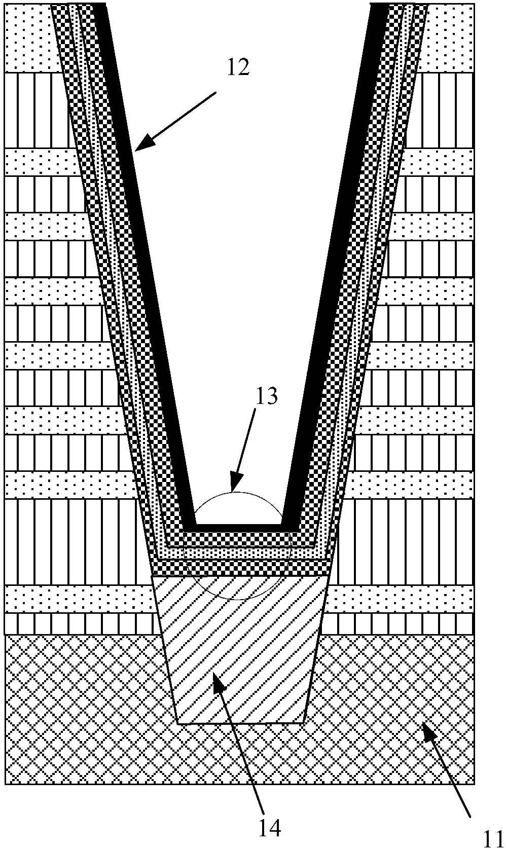 3D computer flash memory device and manufacturing method thereof, and buffer layer manufacturing method