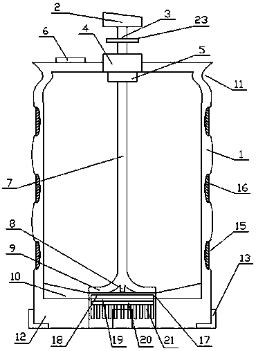 Shower gel bottle with heating function