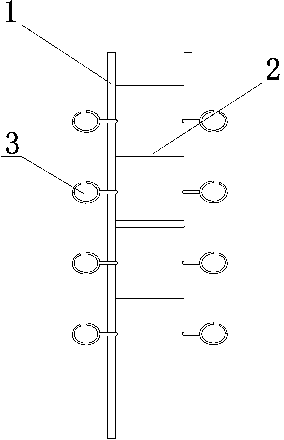 Safe flexible ladder