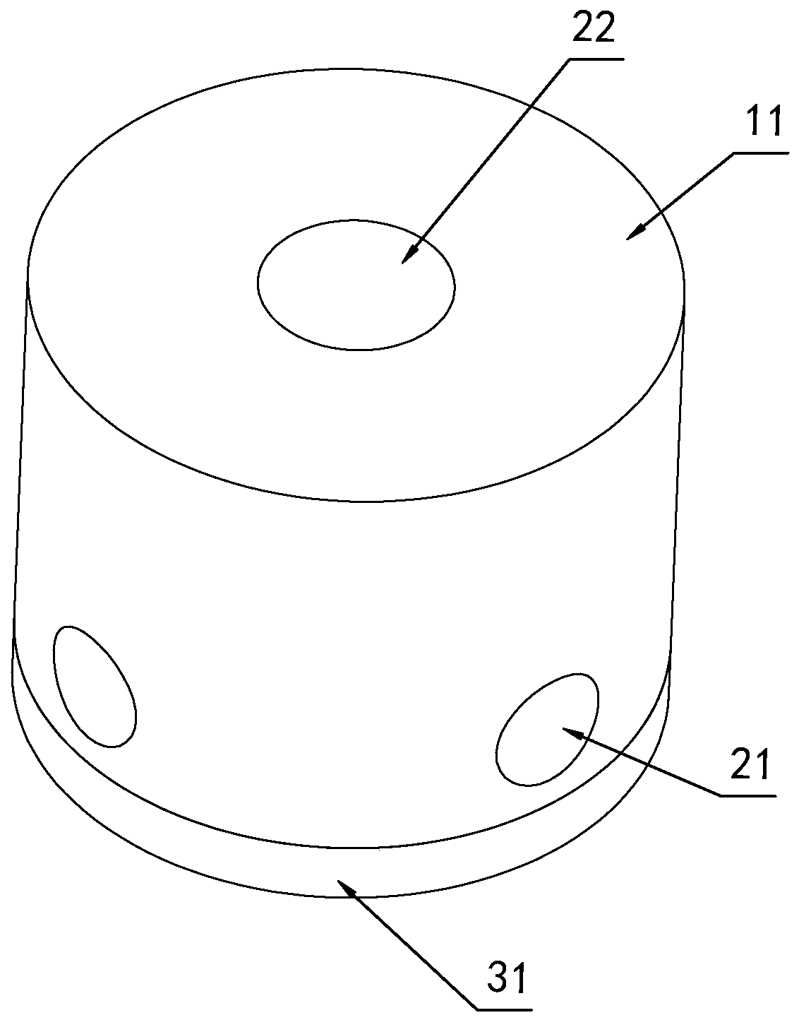 Power-consumption-free heat dissipation device of electronic device