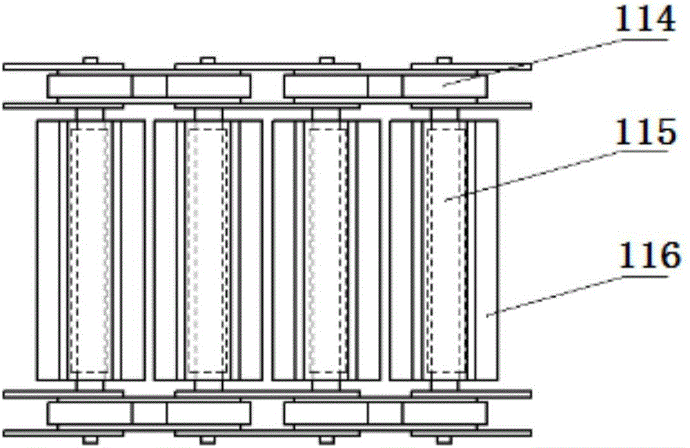 Flat board type changeable simulation road face testing device