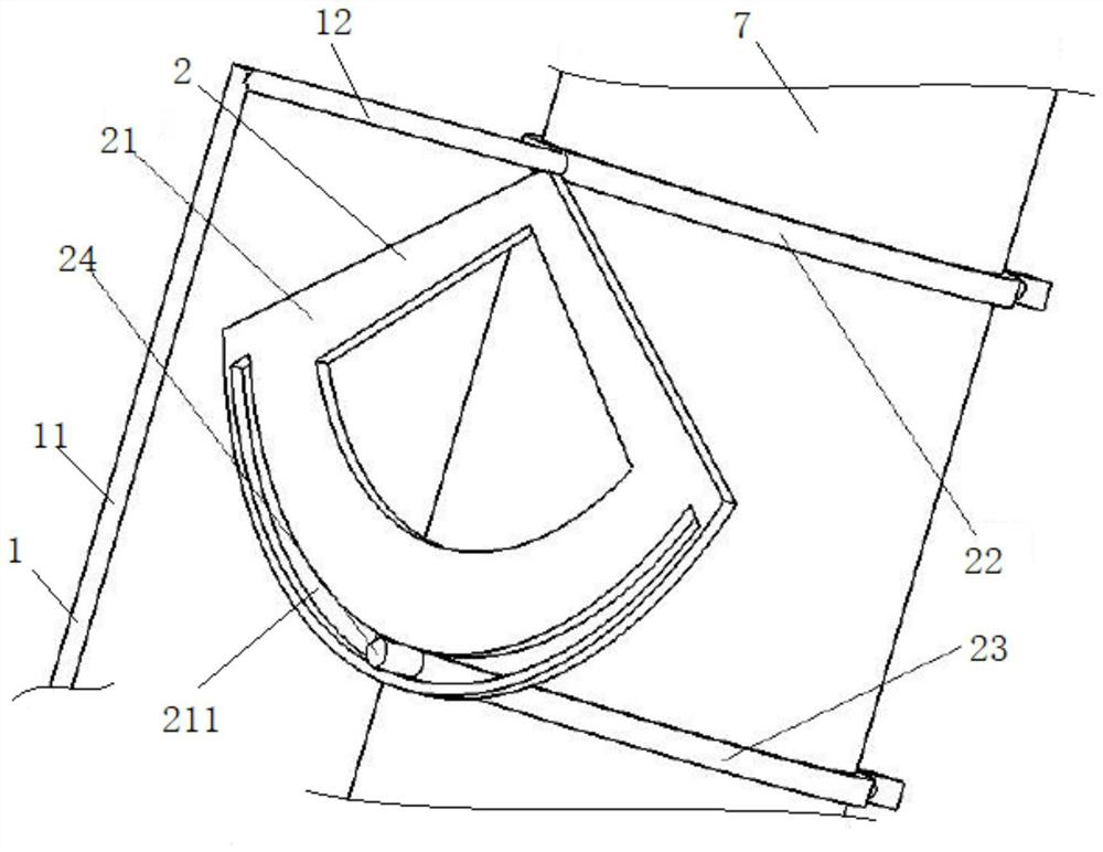 A glue gun positioning auxiliary device and glue gun structure