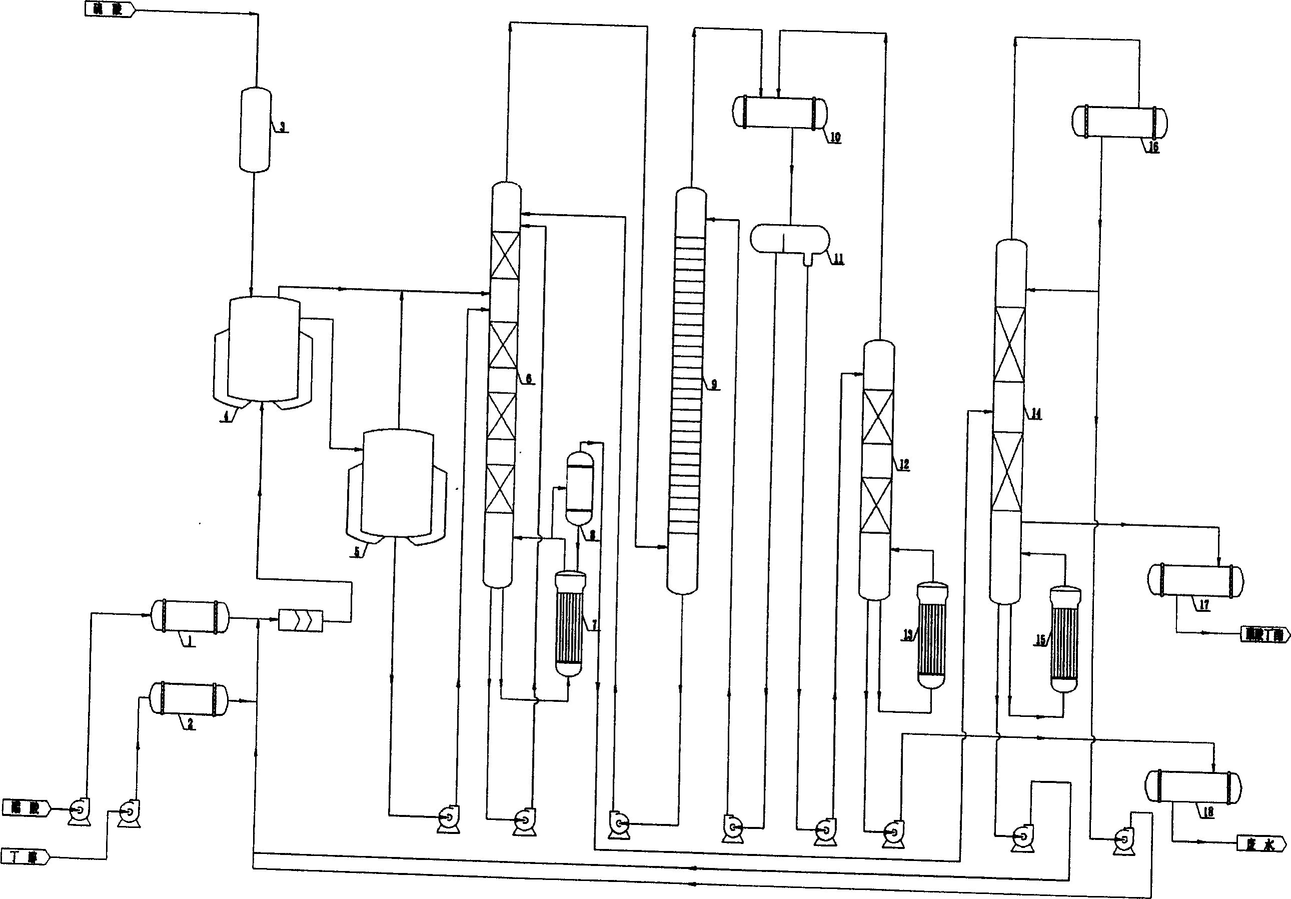 Method for mass producing butyl acetate by reactive distillation method and using sulfuric acid as catalyst