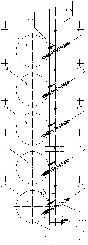 An active material-pushing type sub-unloading system