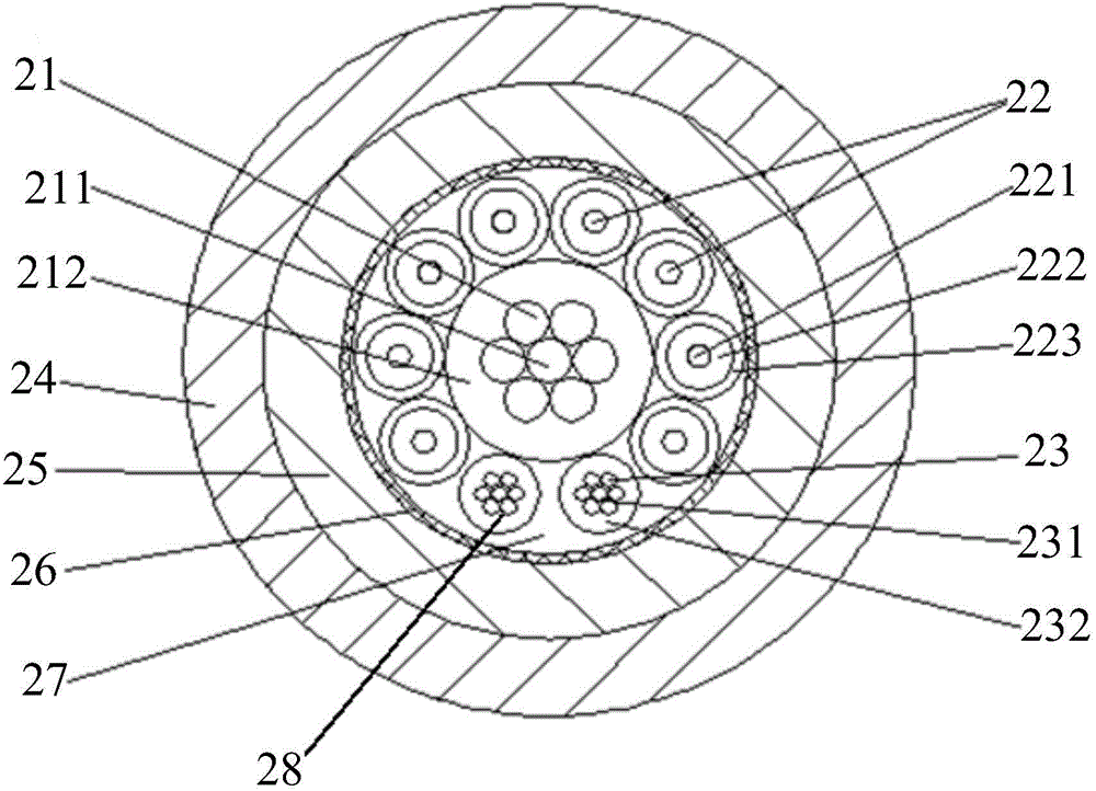 Photoelectric composite cable