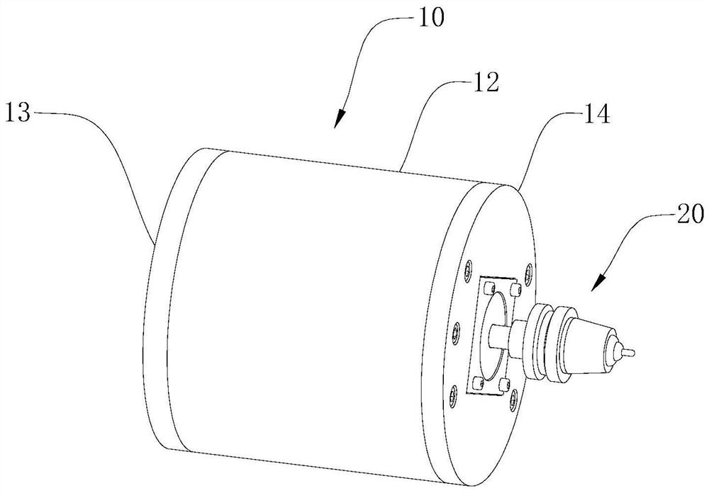 A fine-tuning device for the head of a single-point forming manipulator