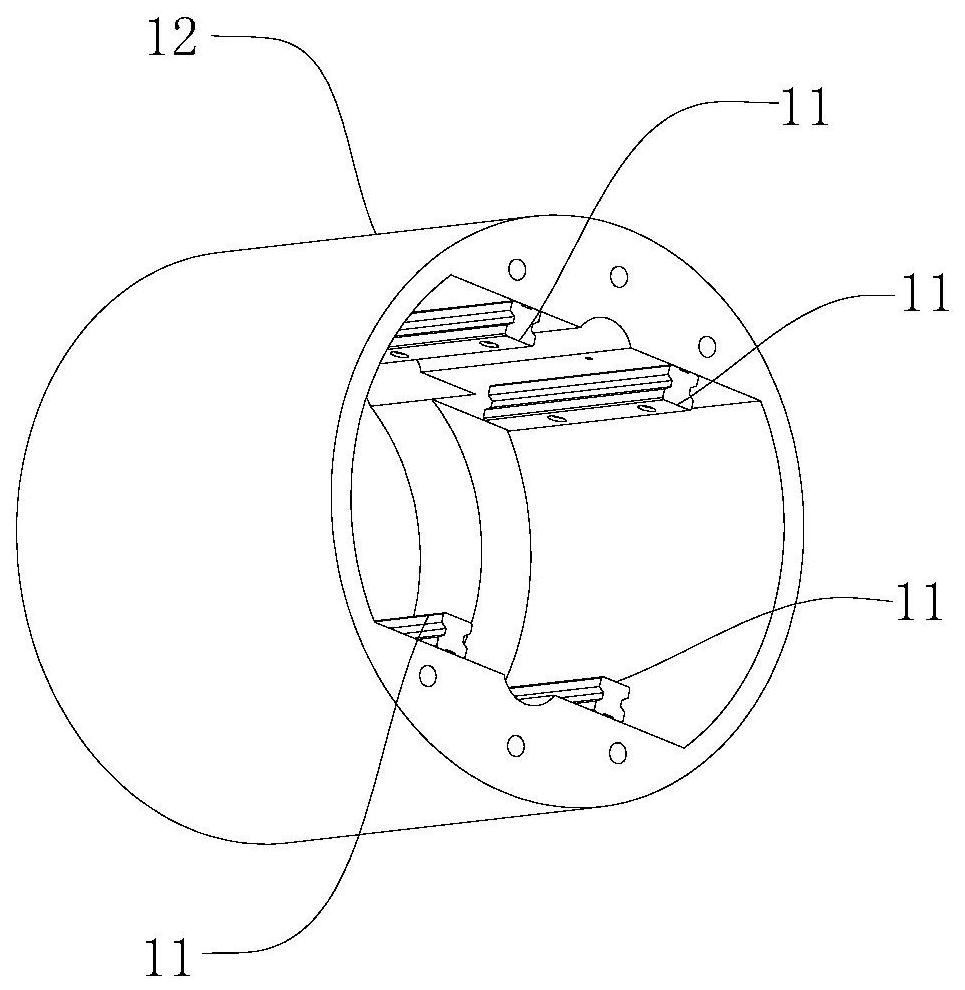 A fine-tuning device for the head of a single-point forming manipulator