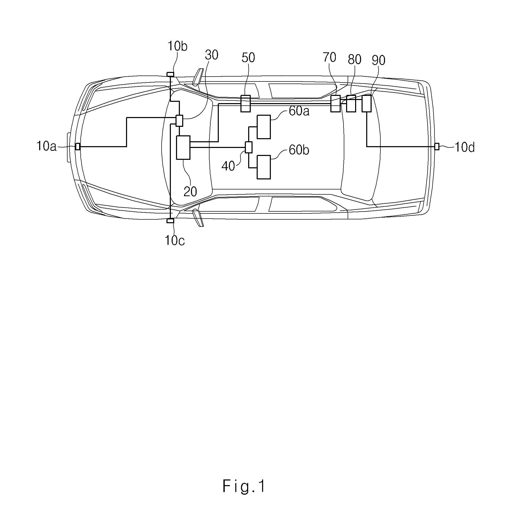 System and method for managing ethernet communication network for use in vehicle