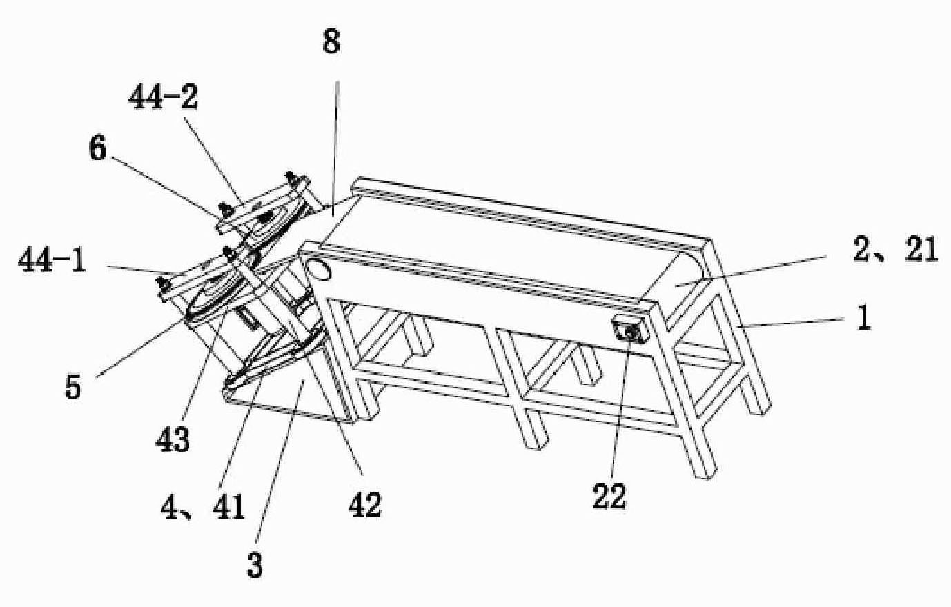 Device for separating element device on the circuit board from circuit board matrix