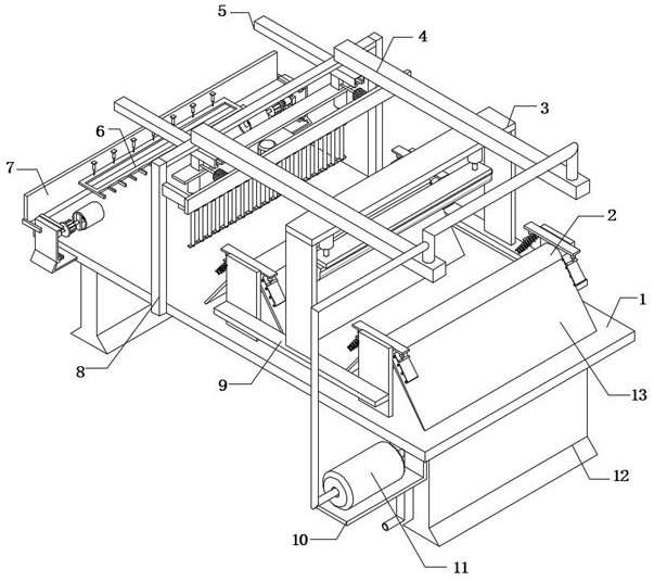 A hemming machine for the production of bedding sets