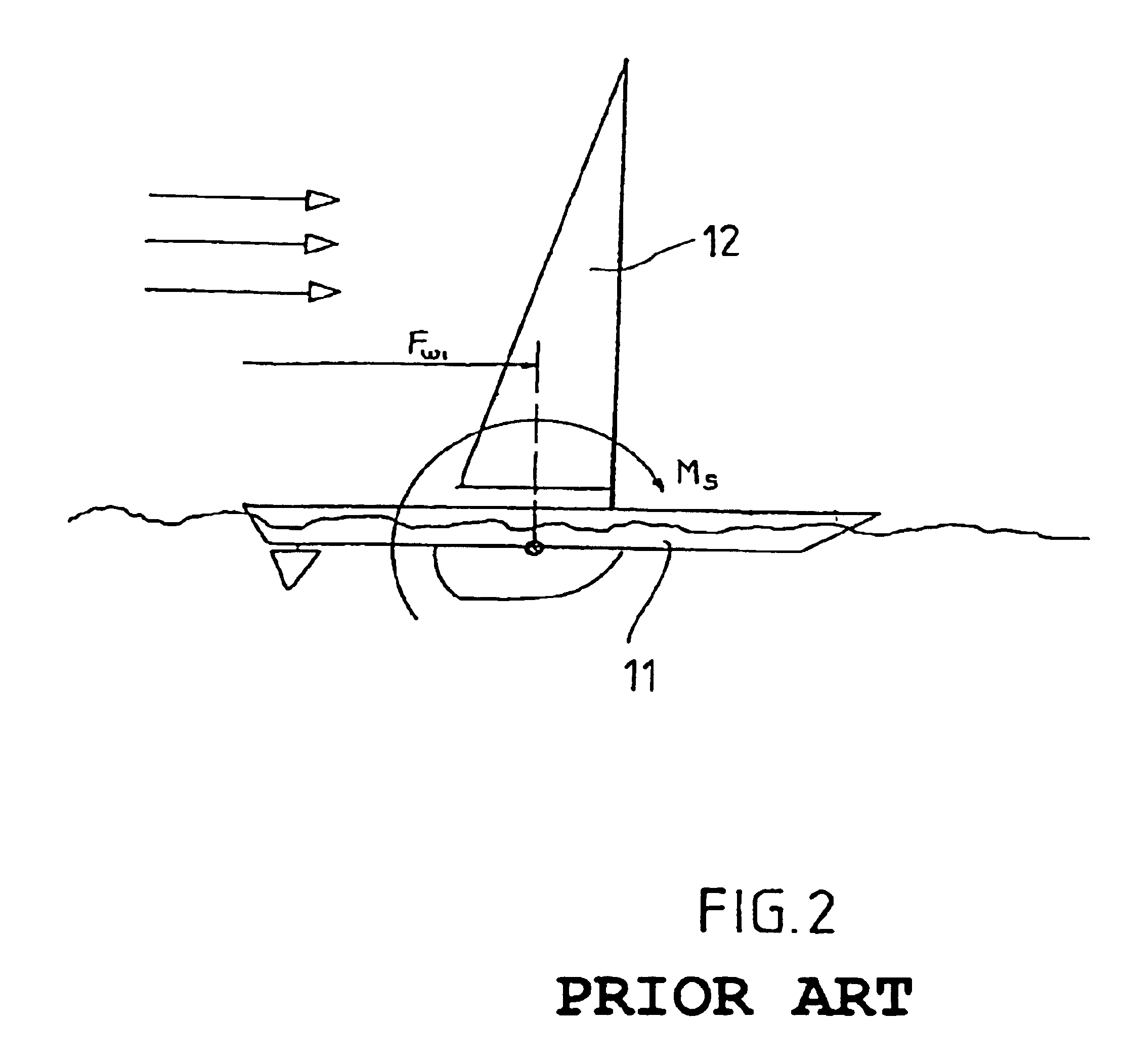 Control device for steering kite on a boat