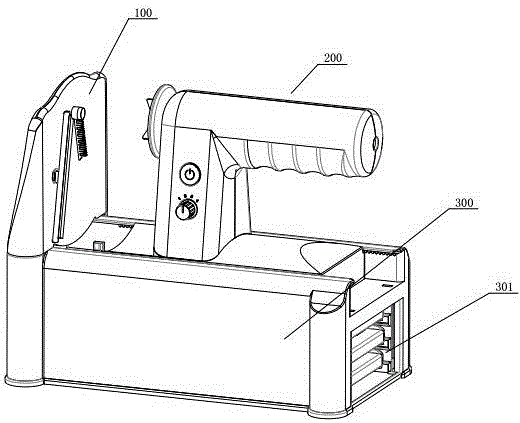 Full-automatic vegetable slicing and shredding device