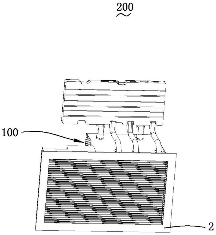 Radiator, safety processing module and projector