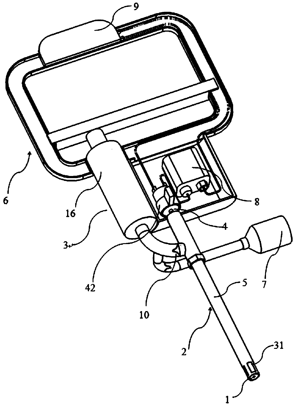 Apparatus for breaking thrombus and aspirating thrombus