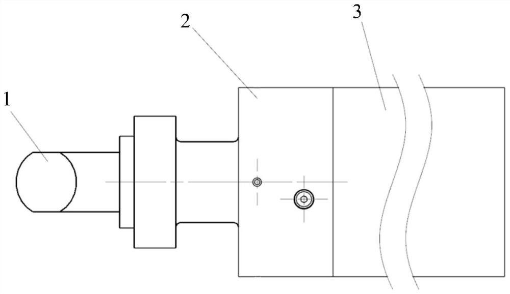 Connecting mechanism for indexing of machine tool angle head with indexing value being 5 degrees