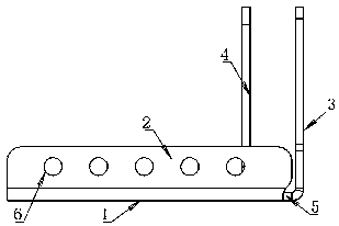 Special adjustable support structure of amorphous transformer