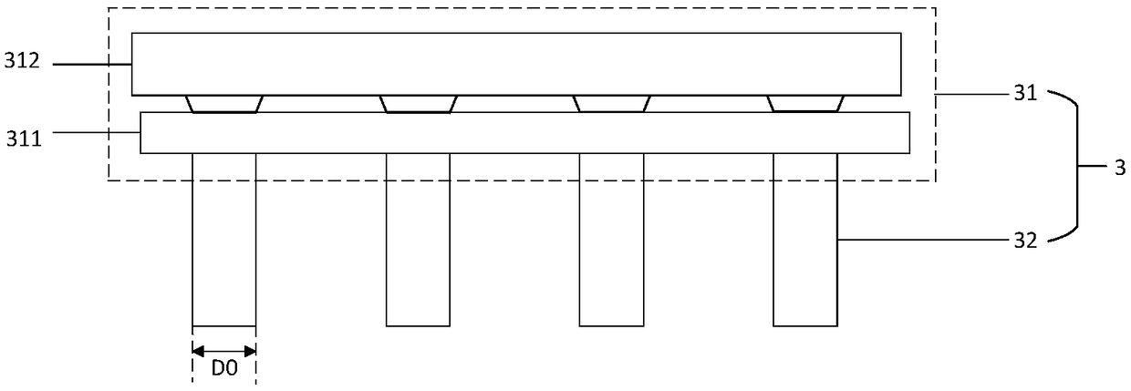 Chip pin correction tooling and chip installation method