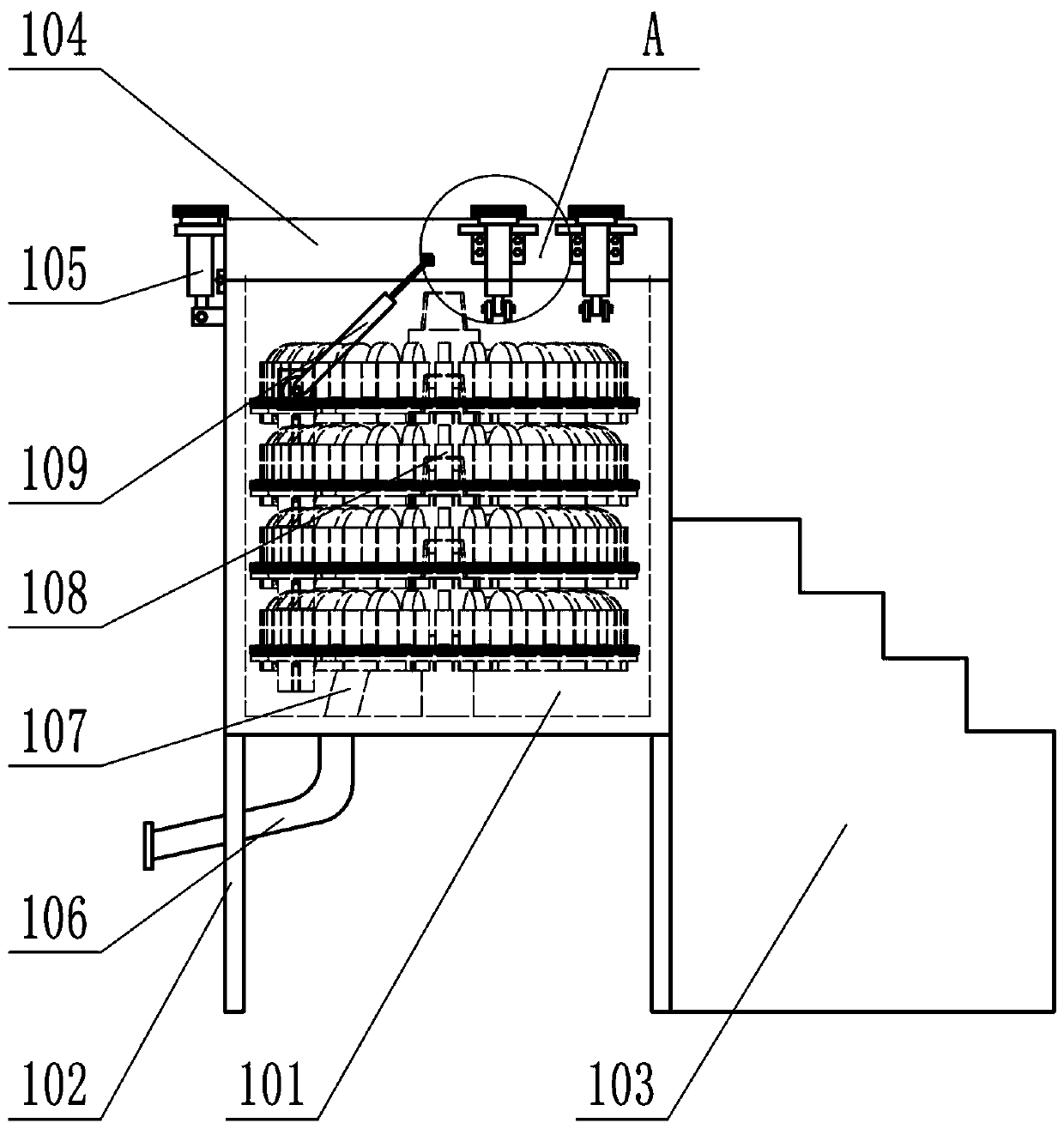 Feeding device for metal nano-powder production