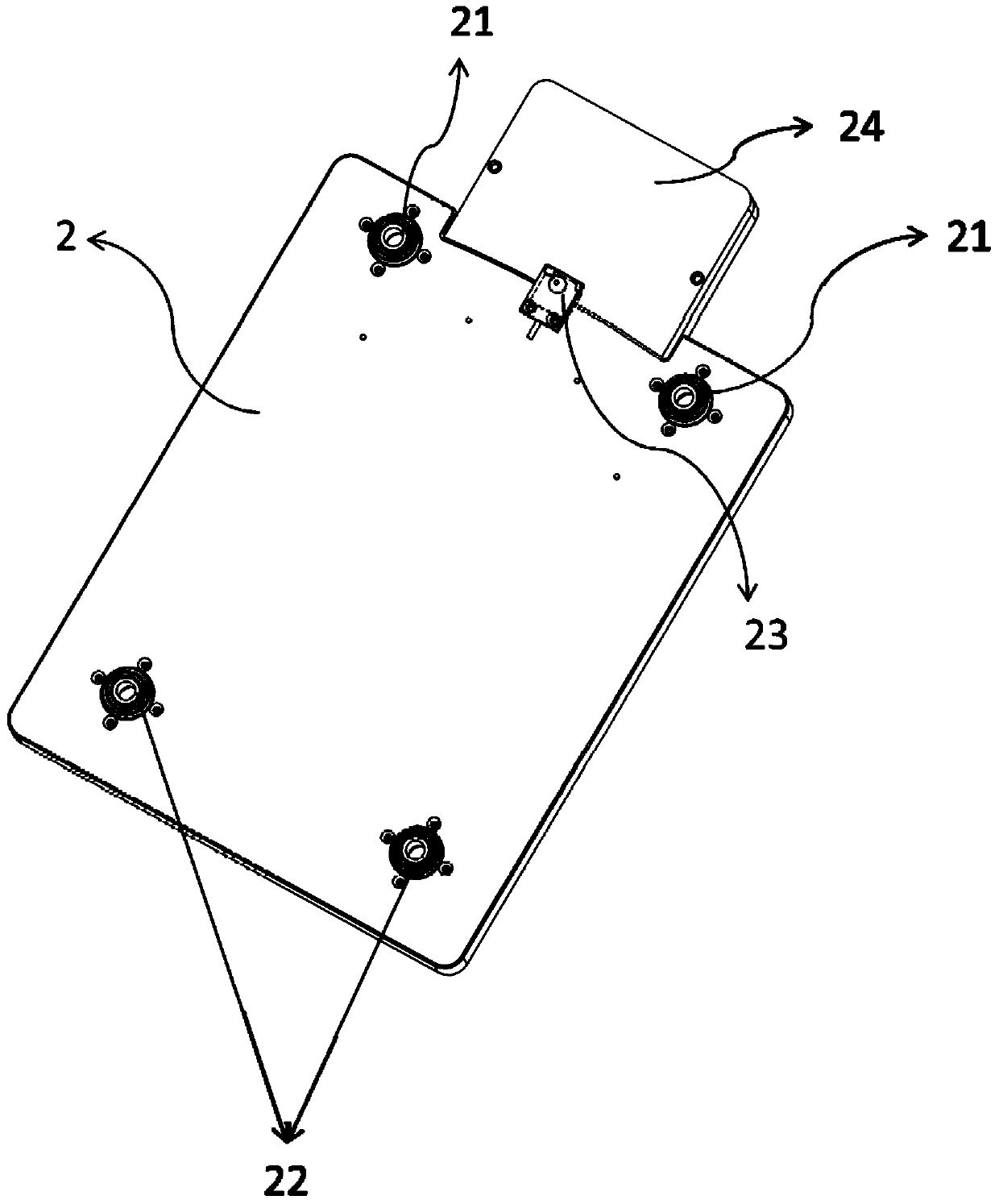 Wafer transfer unit with blowdown function