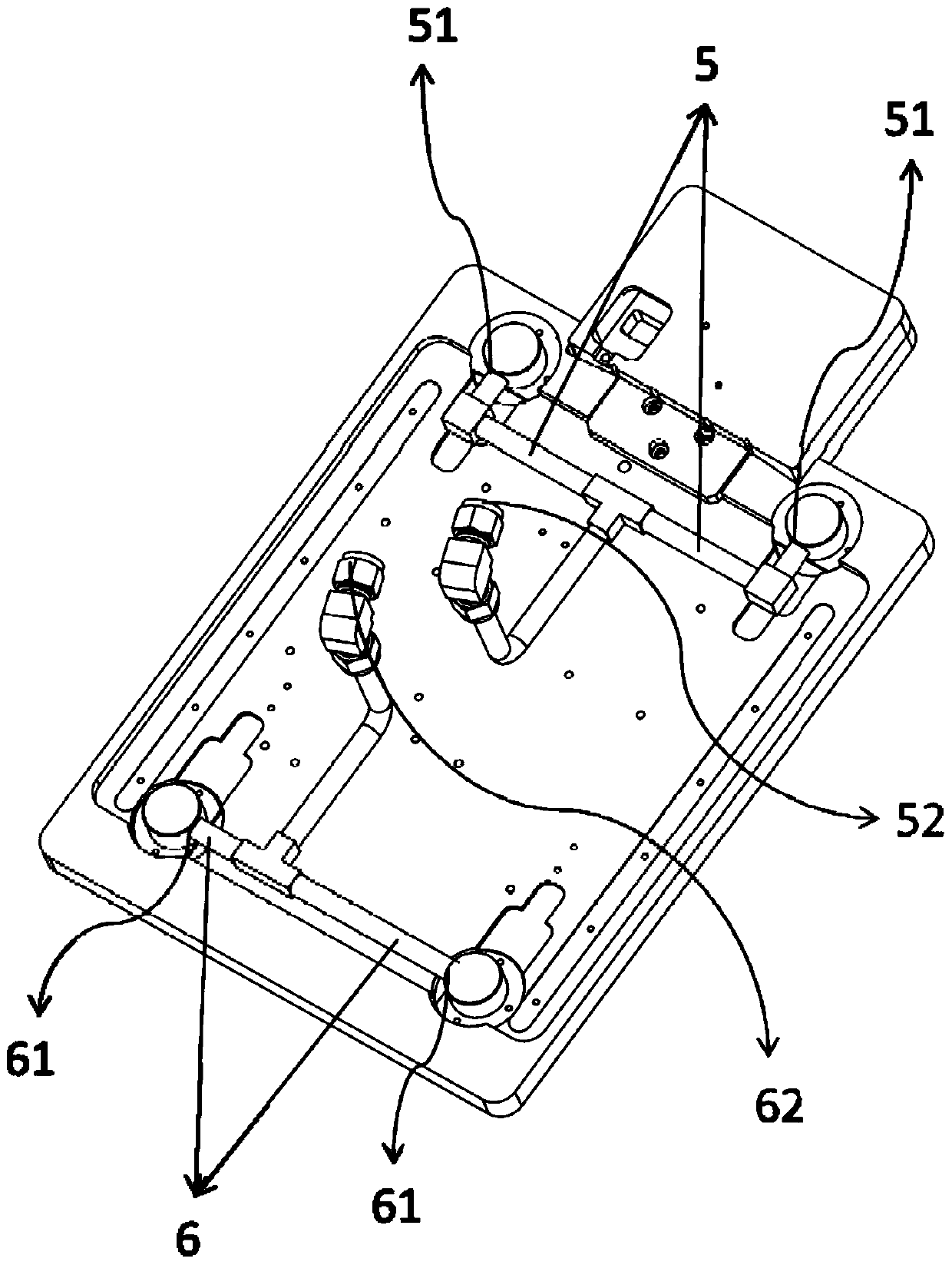 Wafer transfer unit with blowdown function