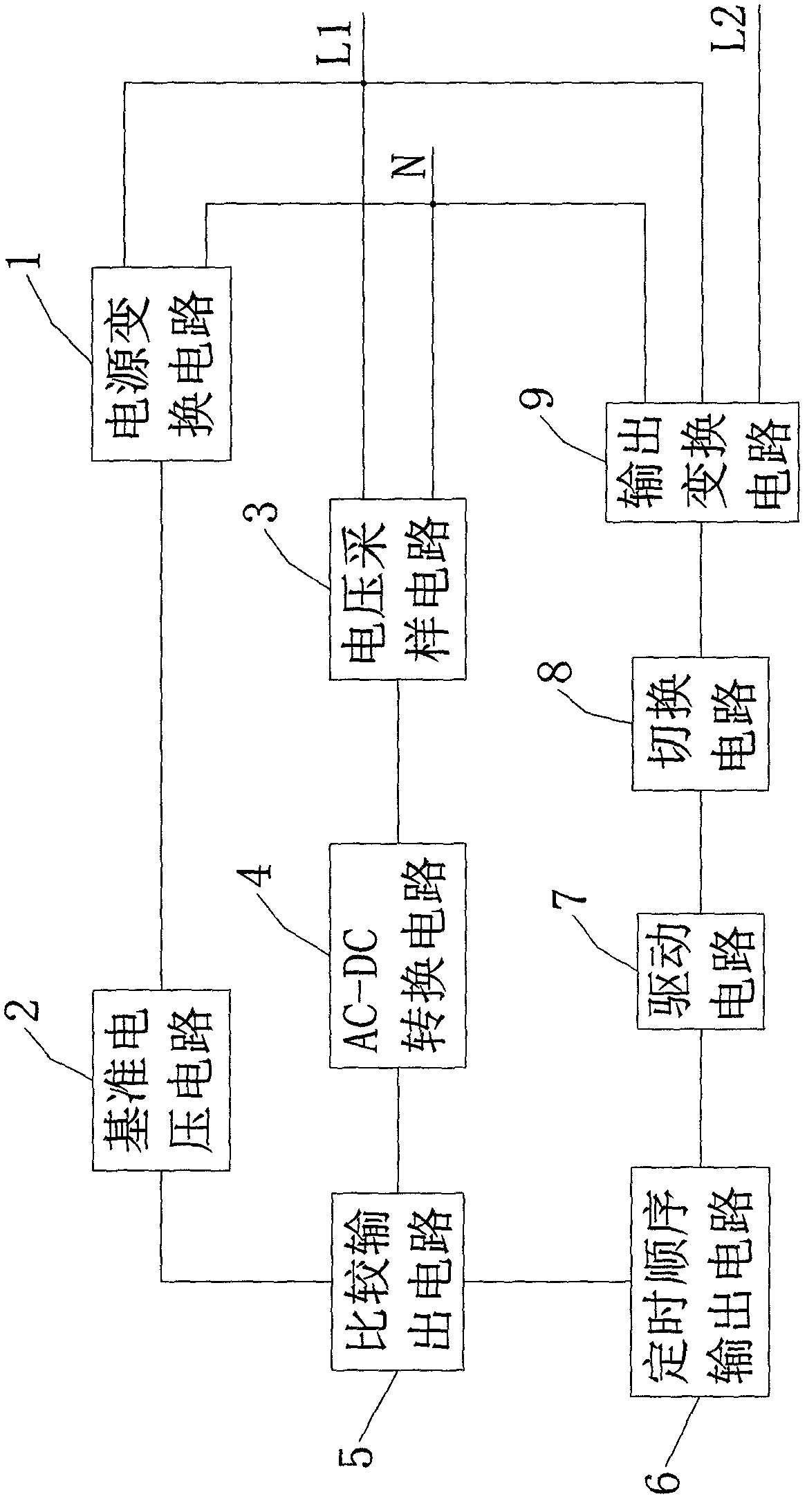 Single lamp voltage compensation device for high pressure gas discharge lamp