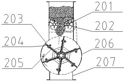 Uniform cotton distributing system suitable for photoelectric sorting