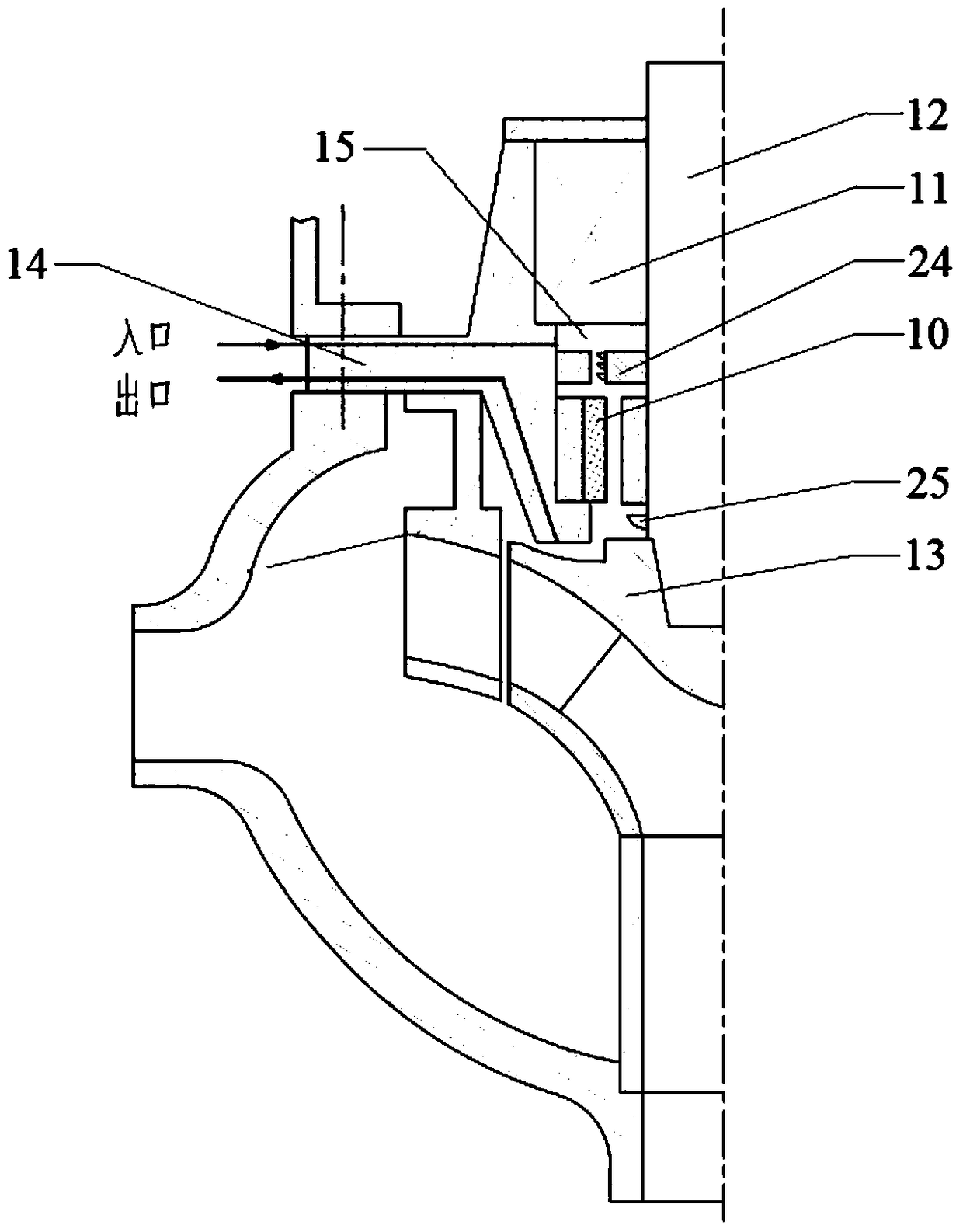 Main pump shaft seal injection water system of nuclear power plant