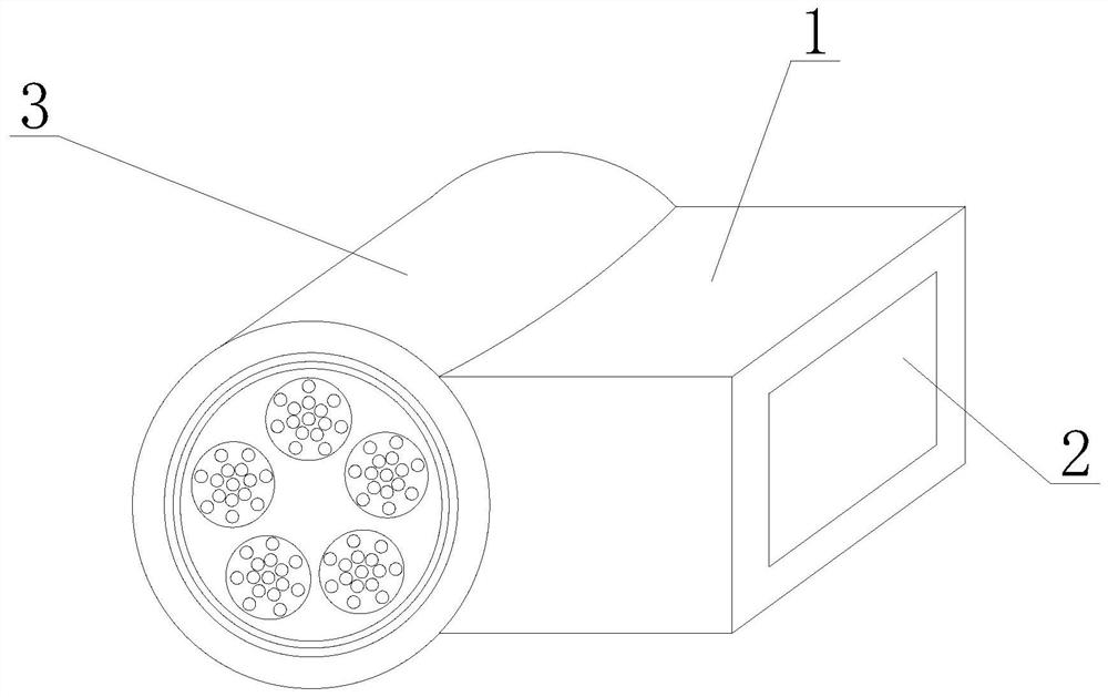 Network cable line monitoring device