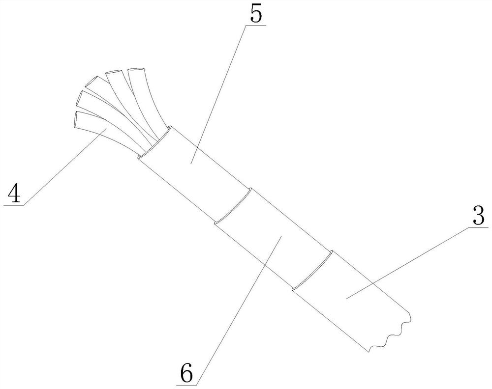 Network cable line monitoring device