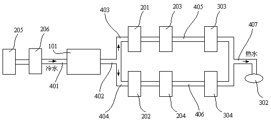 Gas-fired water heater with remote temperature adjustment function