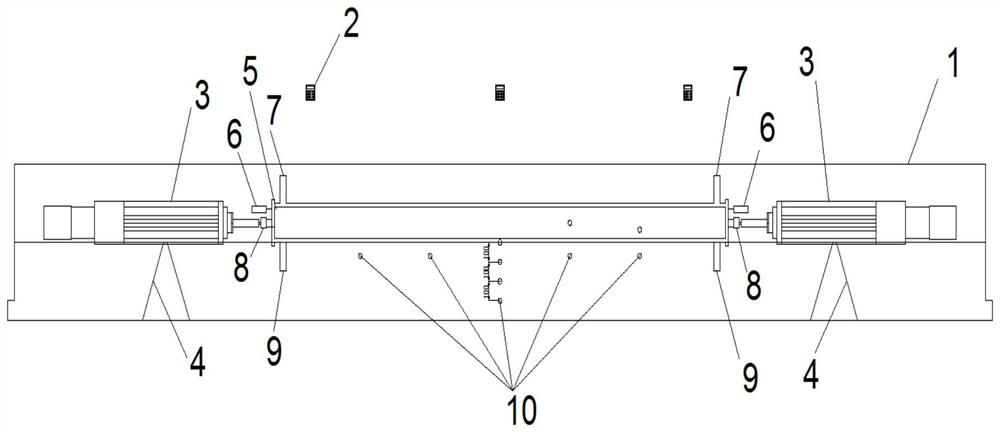 Test method for simulating submarine pipeline movement