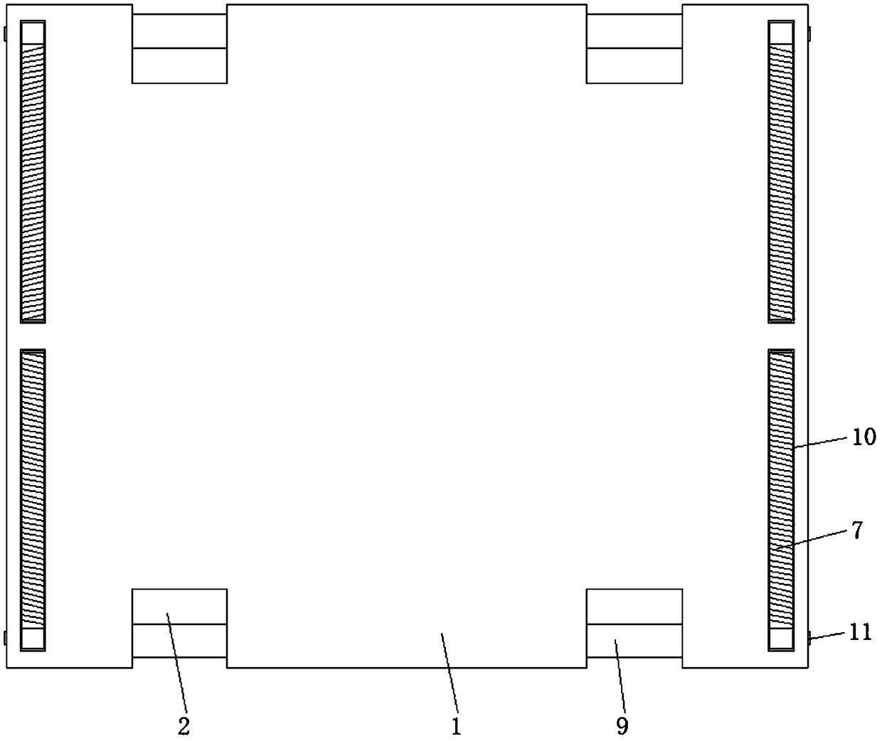 Carrying bracket for castings in casting processing