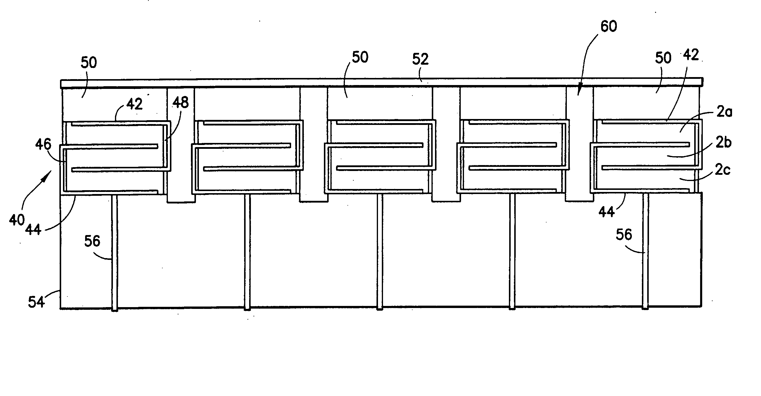 Method for making multi-layer ceramic acoustic transducer