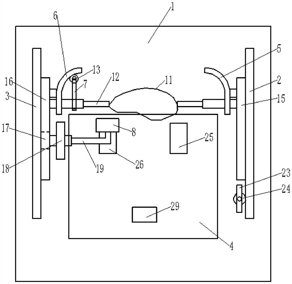 Walking balance training device for hemiplegic patient