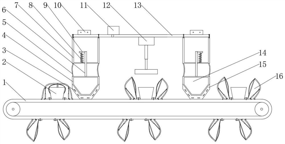 Air layer elimination mechanism for packaged food and processing equipment based on the mechanism