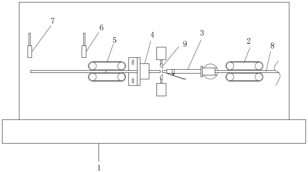 Wire cutting machine capable of improving stripping efficiency of wire harness protective sleeve