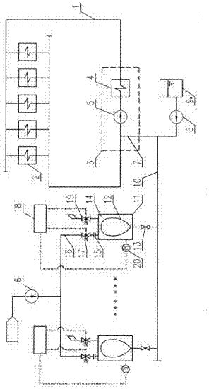 Expansion and water supplement pressure stabilizing system of combined heat and power generation centralized heating heat network and regulation and control method of expansion and water supplement pressure stabilizing system