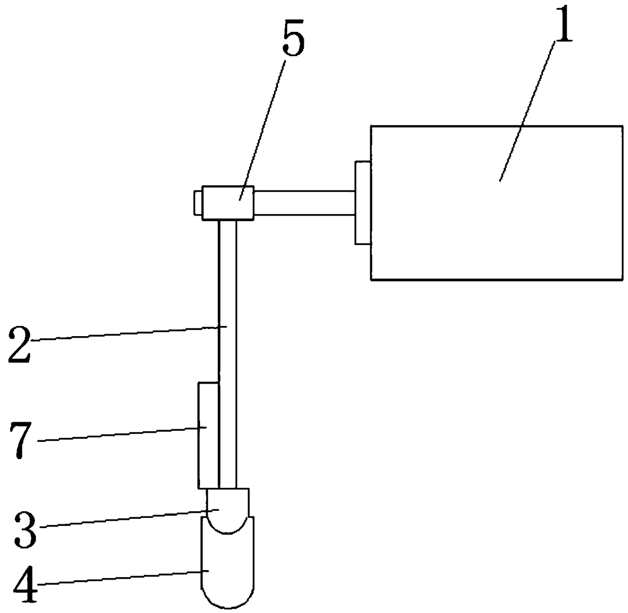 Swing power generation device