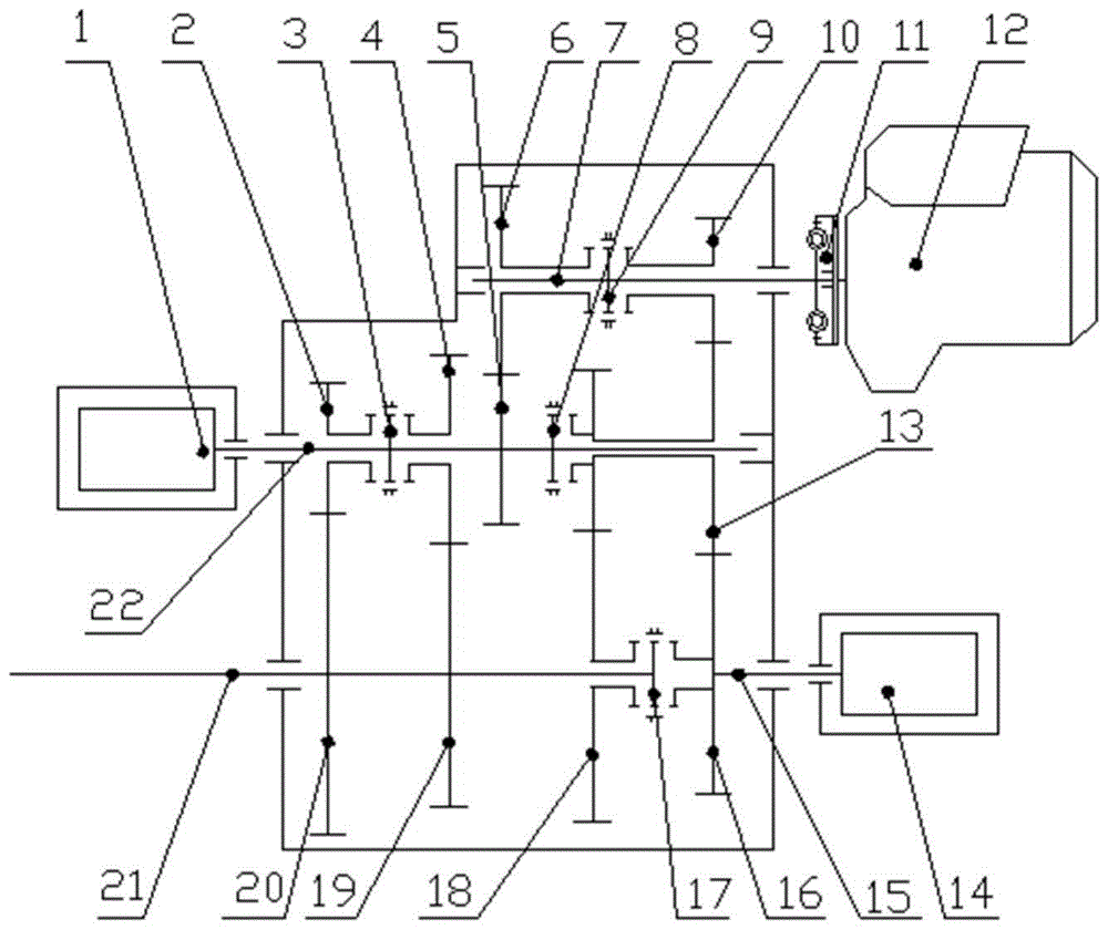 A three-axis hybrid drive device