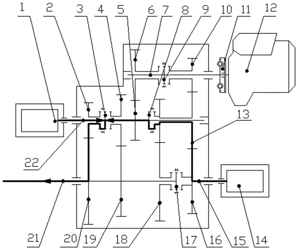 A three-axis hybrid drive device