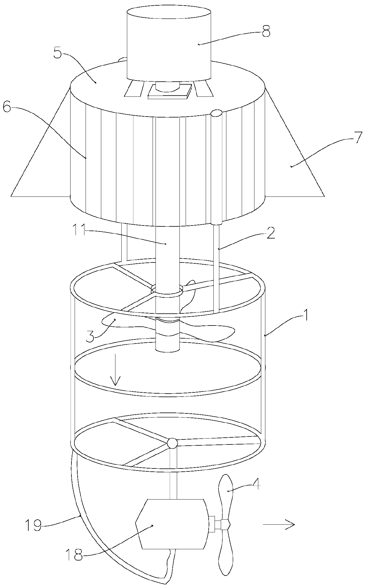 Sewer accelerated drainage device