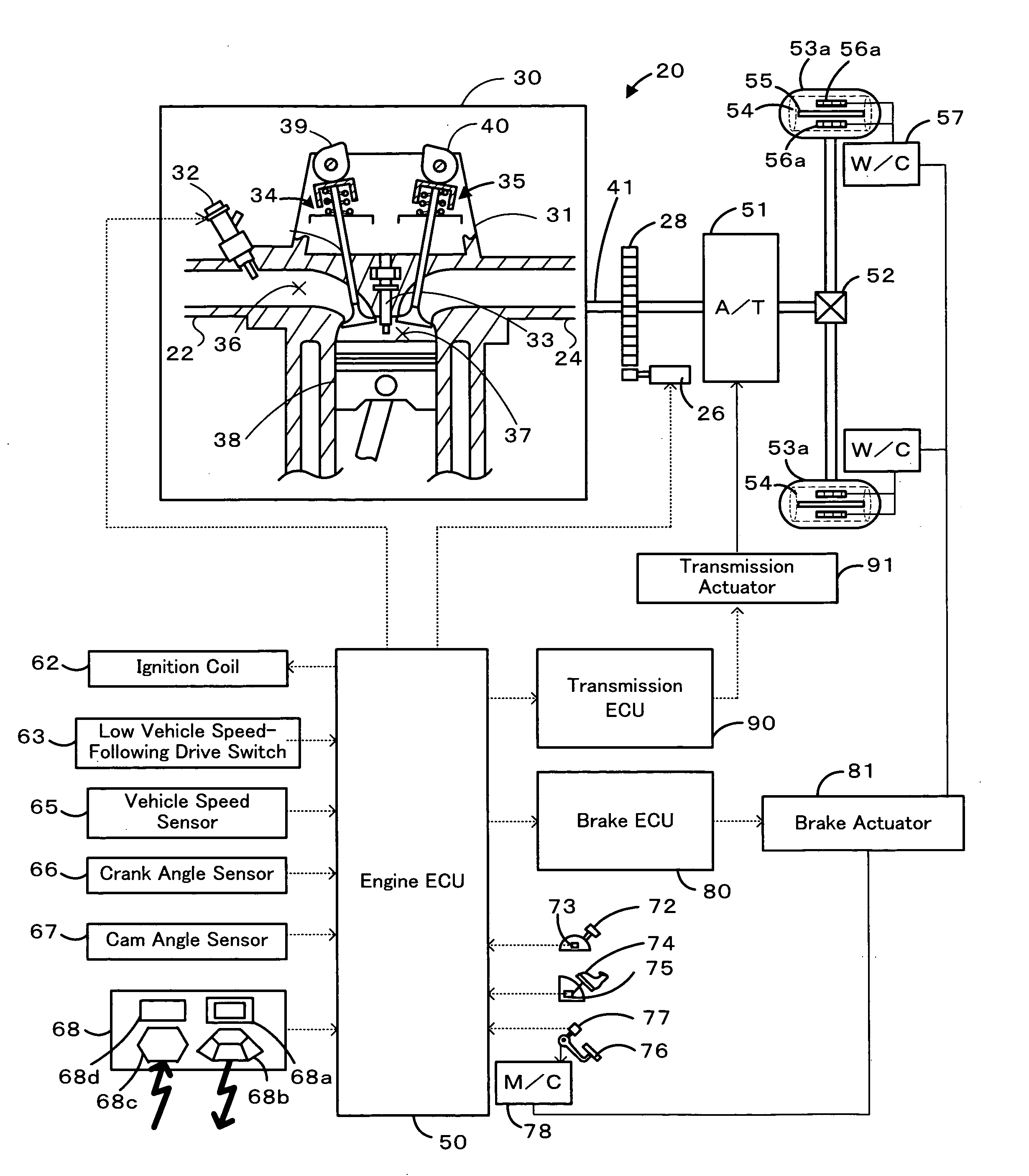 Engine automatic stop restart control apparatus, vehicle equipped with engine automatic stop restart control apparatus, and engine automatic stop restart method