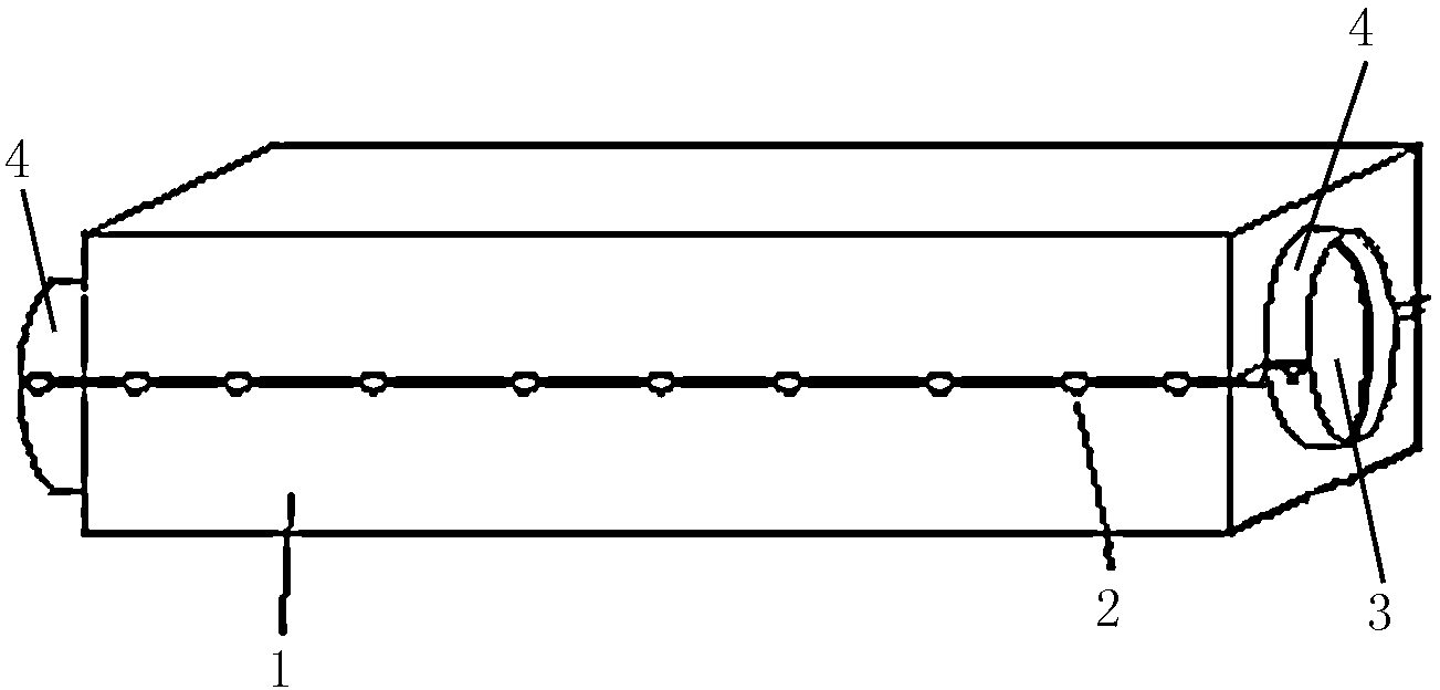 Airtight box for intermediate head of cable