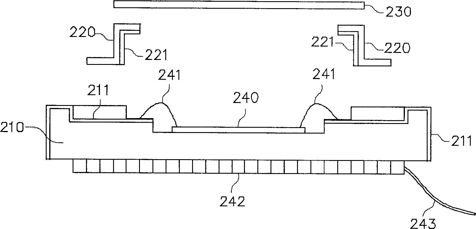 Infrared imaging sensor and its vacuum packing method