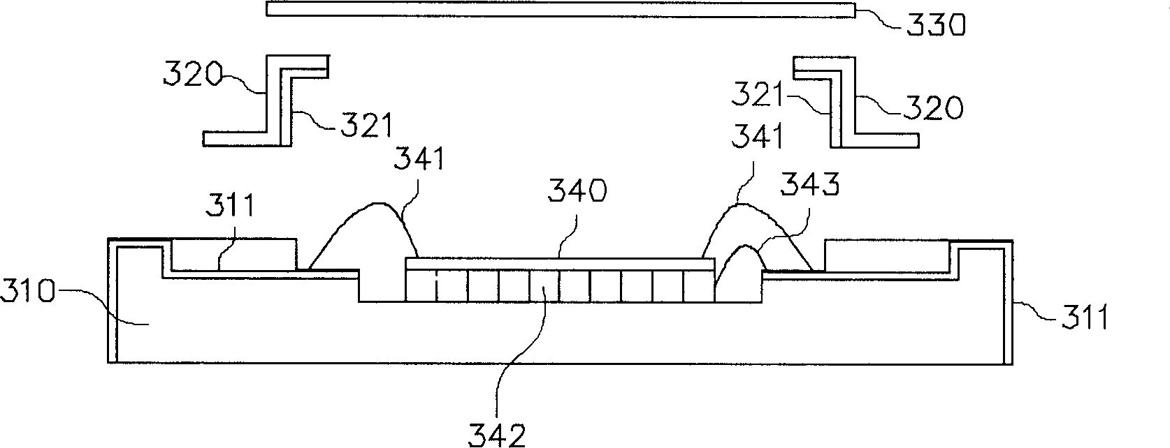 Infrared imaging sensor and its vacuum packing method