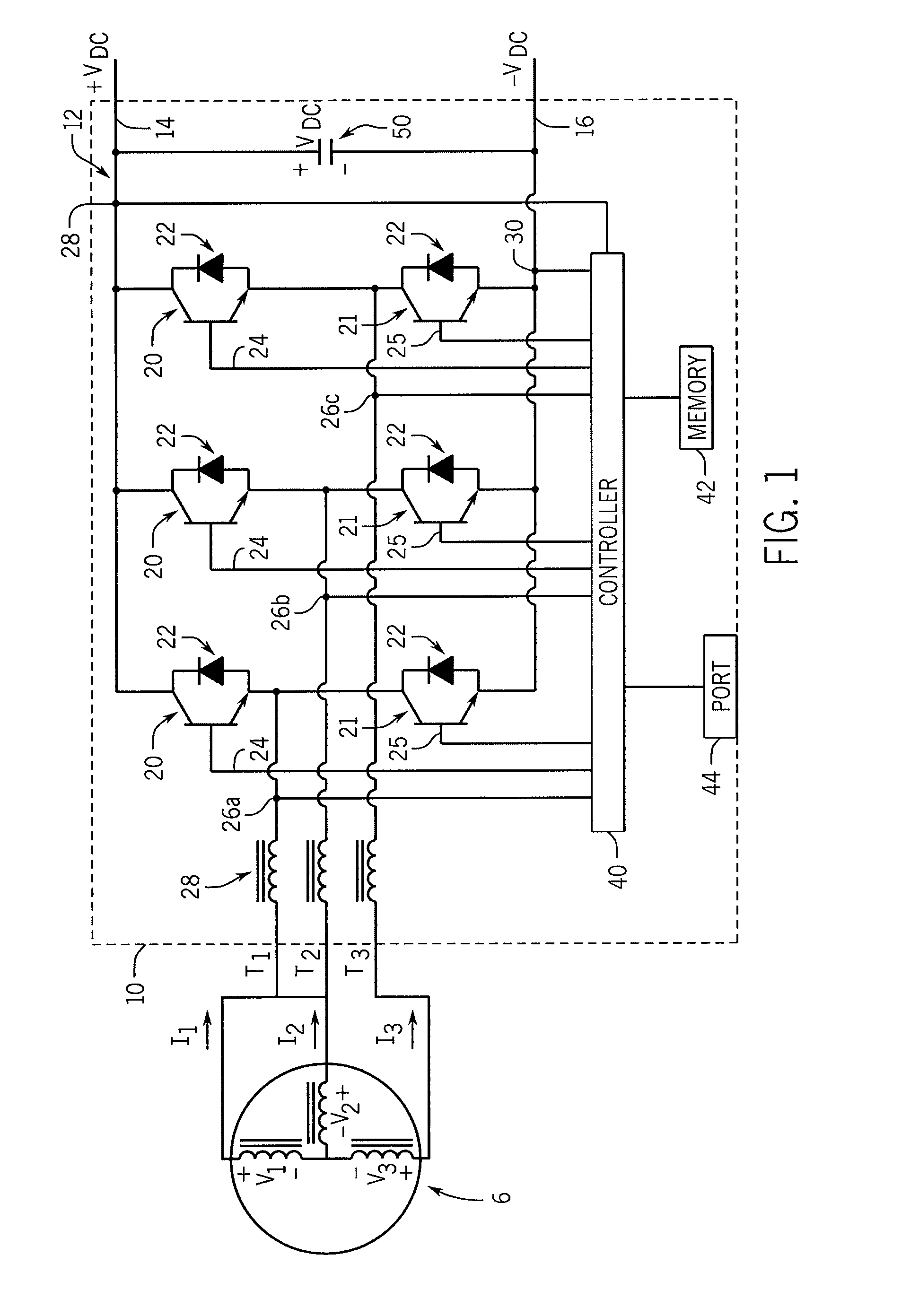 System and method for low speed control of polyphase ac machine