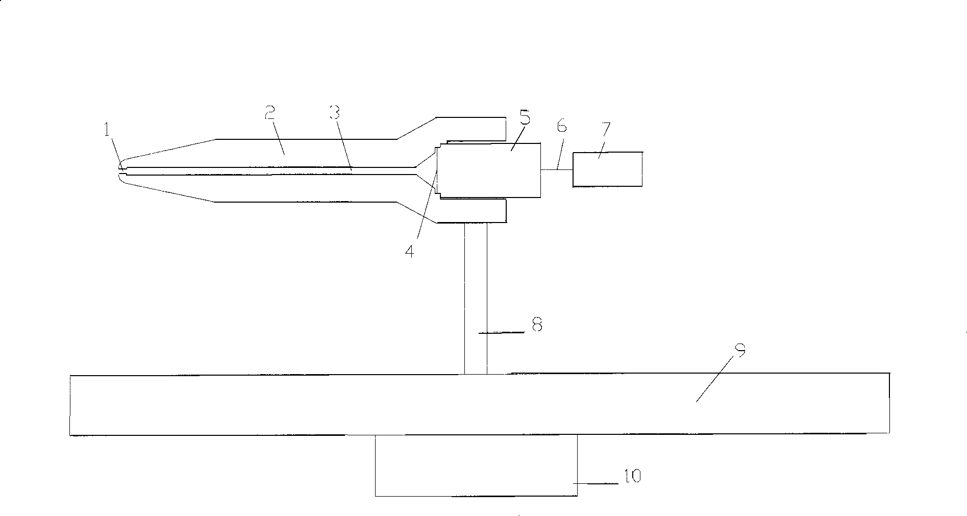 Apparatus and method for measuring small rocket engine thrust force vector in vacuum