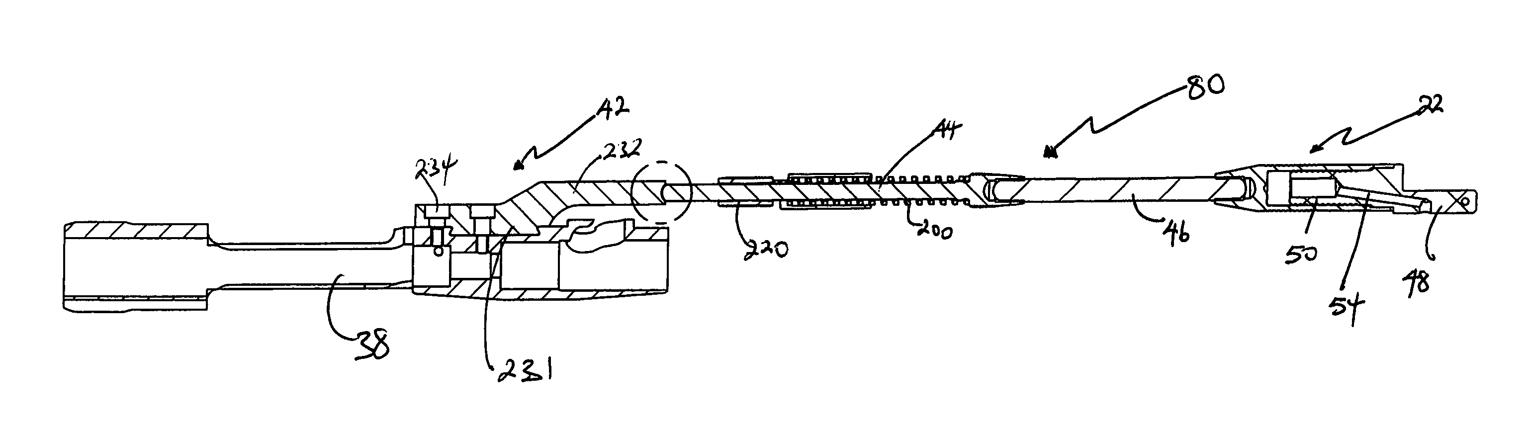 Self-cleaning gas operating system for a firearm