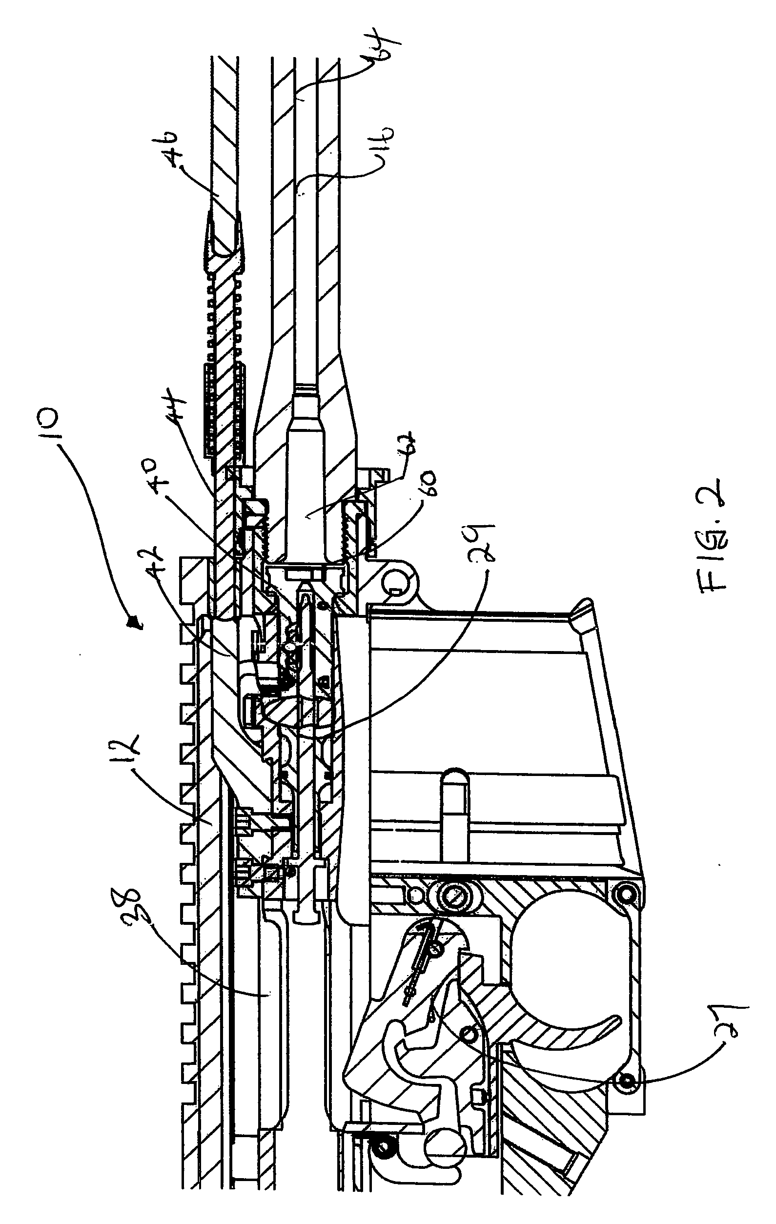 Self-cleaning gas operating system for a firearm